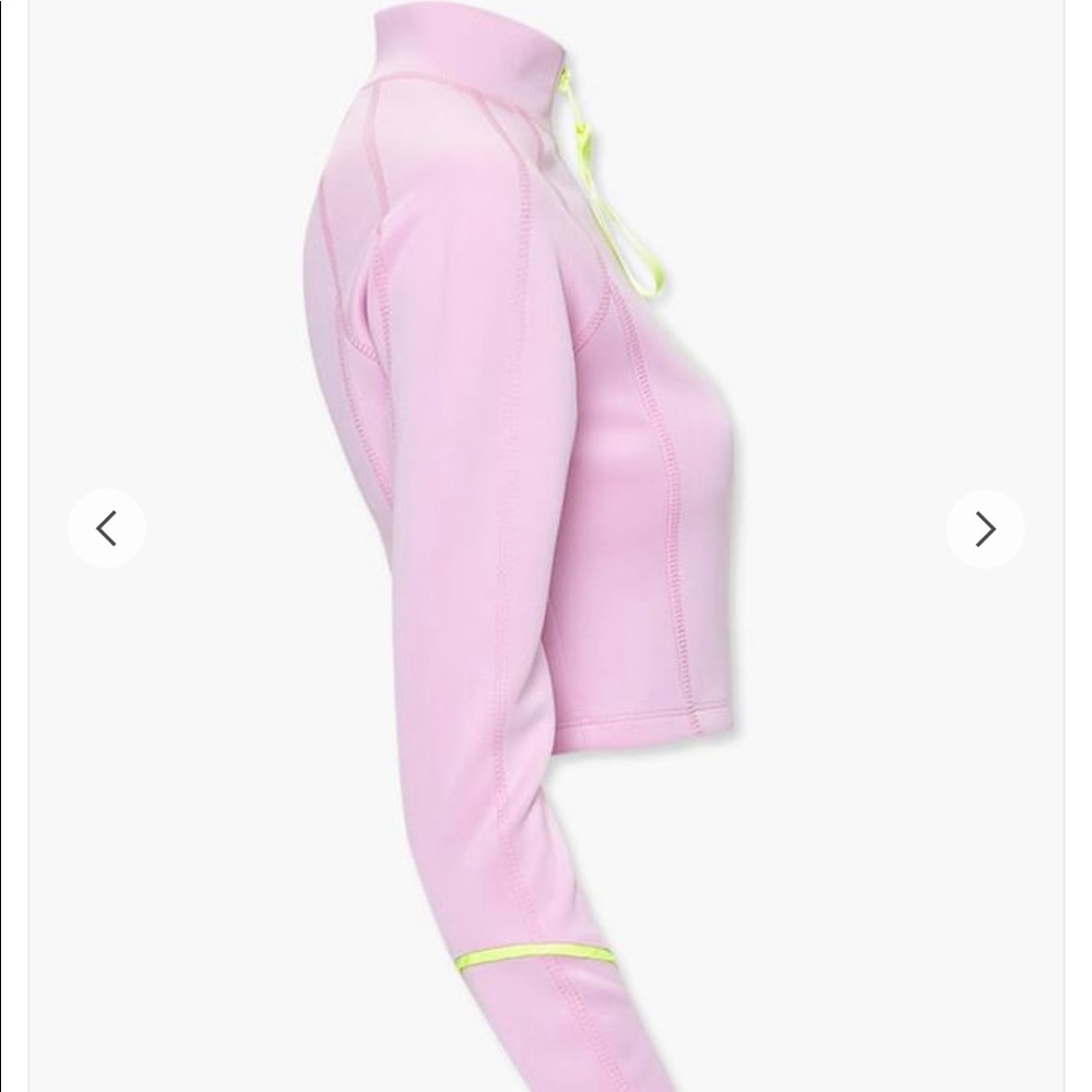 cropped zip up jacket top - Picture 2 of 6